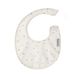 Cambrass Ronde slabbetjes met PVC-folie en klittenbandsluiting - magie grijs 16x19x1cm