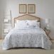 Laura Ashley Home - Amberley Collectie - Luxe Ultra Zachte Dekbedset, Comfortabel en Stijlvol, Seizoenen, Queen, Spa Blauw