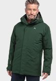 Schöffel Froda MNS Herenparka, ademend, waterdichte parka met 2-weg stretch, lichte outdoorjas met verstelbare capuchon
