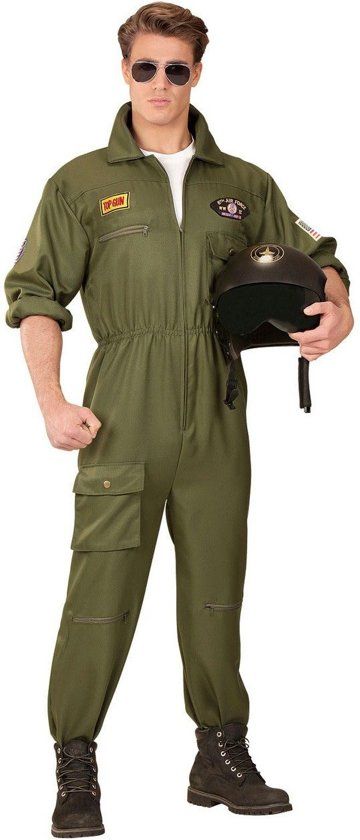 Widmann Gevechtspiloot Cruising Altitude Man XL Carnaval kostuum Verkleedkleding