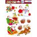 HERMA 15113 Raamstickers, Kerstmis, kerstman, sneeuwpop, geschenken, 7 stuks, zelfklevend, kinderraamstickers, verwijderbare raamstickers, raamfolie, kinderkamer, kerstdecoratie