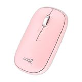 Draadloze Cool Slim Draadloze Muis, Stil, 2-in-1 (Bluetooth + USB-adapter), Roze