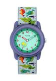 Timex Time Machines Quartz Analoog Horloge Wit En Blauw Kast Gemaakt Van 100% Hars En Een Band Van 100% Elastische Stof 29 TW7C773001O