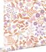 ESTAHome behang bloemen en vogels lila paars en terracotta - 53 cm x 10.05 m