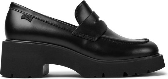 Camper Milah Loafers - Zwart - Maat 37 - Dames - Leer - Herfst/Winter 2024
