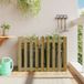 Maison Exclusive - Lit de jardin surélevé avec clôture à lattes, design, 100x50x70 cm, en pin imprégné