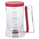 Westmark Portioneerder; inhoud: 900 ml, kunststof, transparant / rood
