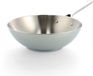 BK Sparkling Wokpan 28cm – 4.2L – Zonder antikleeflaag – Wokpan inductie – RVS pan - Ovenbestendig tot 230°C - RVS handgreep - Zonder deksel - Zilver