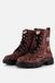Muyters Rock Veterboots Bordeaux Leopard Leer