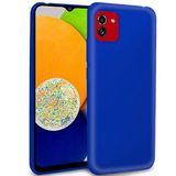 Cool Siliconen hoesje voor Samsung A035 Galaxy A03 (blauw)