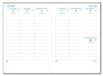 Exacompta - 13872E – navulverpakking voor zakagenda Horizons 13 – 9 x 13 cm – januari tot december 2025 – natuurlijke rug