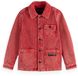 Scotch & Soda Veste légère garçon rouge Coton Taille 6