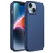 JETech Étui en silicone pour iPhone 14, Cobalt Bleu