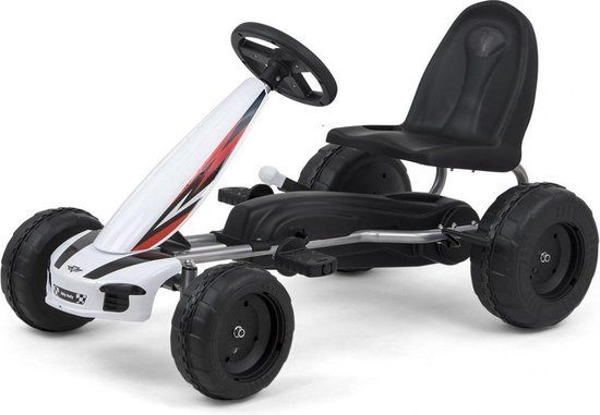 Milly Mally Viper Skelter - White - Solid Tires - Adjustable Seat - Brake