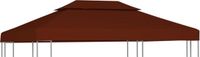 vidaXL Prieeldak - 2-laags - 310 g/m² - 4x3 m - Terracotta