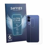 Savvies - Screenprotector voor Vivo V70 FE (Achterkant) - Folie Beschermfolie transparant 6 Stuks