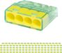 BES LED Vintex Lasklem - 4 Polig - 0.2-2.5 mm2 - Geel - 100 Stuks
