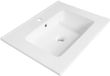 Brauer Starfall Wastafel - 60 cm - Keramiek Hoogglans Wit