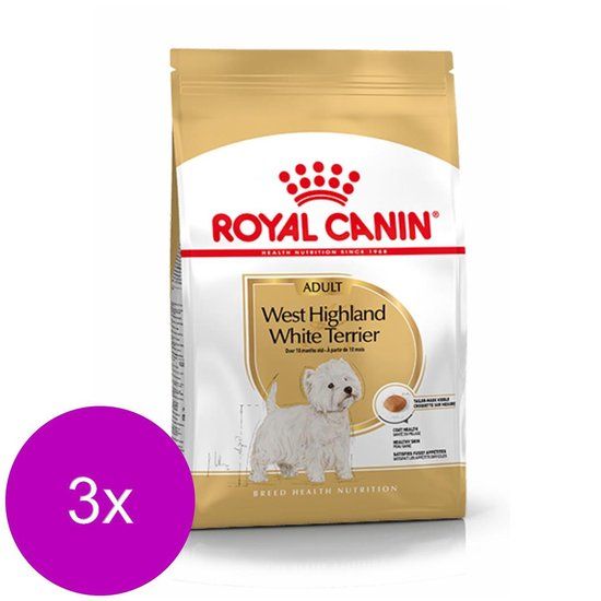Royal Canin West Highland White Terrier Adult - Hondenvoer - 3 x 1.5 kg