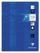 Clairefontaine 33276C Pak met 10 Oefenschriften - 24x32 cm - 64 Pagina's Grote Ruitjes Zwart Vergroot 90 g en Effen Wit 125 g - Omslag Gecoat Karton - Willekeurige Kleuren