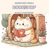 Momo's Cozy World Bookshop: A Bold & Easy Cozy Cat Coloring Book for Adults, Teens and Beginners