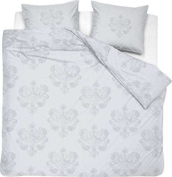 Cinderella Eloïse Dekbedovertrek - 260x200/220 cm - Extra Breed - Grijs - 8719002087934