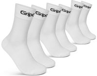 GripGrab RIDE Regular Cut Zomer Fietssokken 3 Paar Unisex Wit