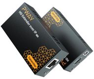 Merkloos HDMI extender over IP - 120 m - PoE - 1080p 60 Hz - For multiple receivers
