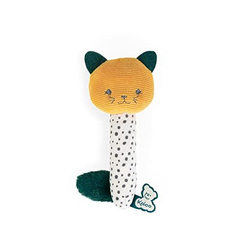 Kaloo - Stimuli - Mijn Maracas - Knuffelige rammelaar voor baby's - 14 cm - vanaf de geboorte K971603