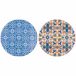 Set Lissabon Set van 4 pizzaborden van aardewerk Ø 33,5 cm, Portugees decor