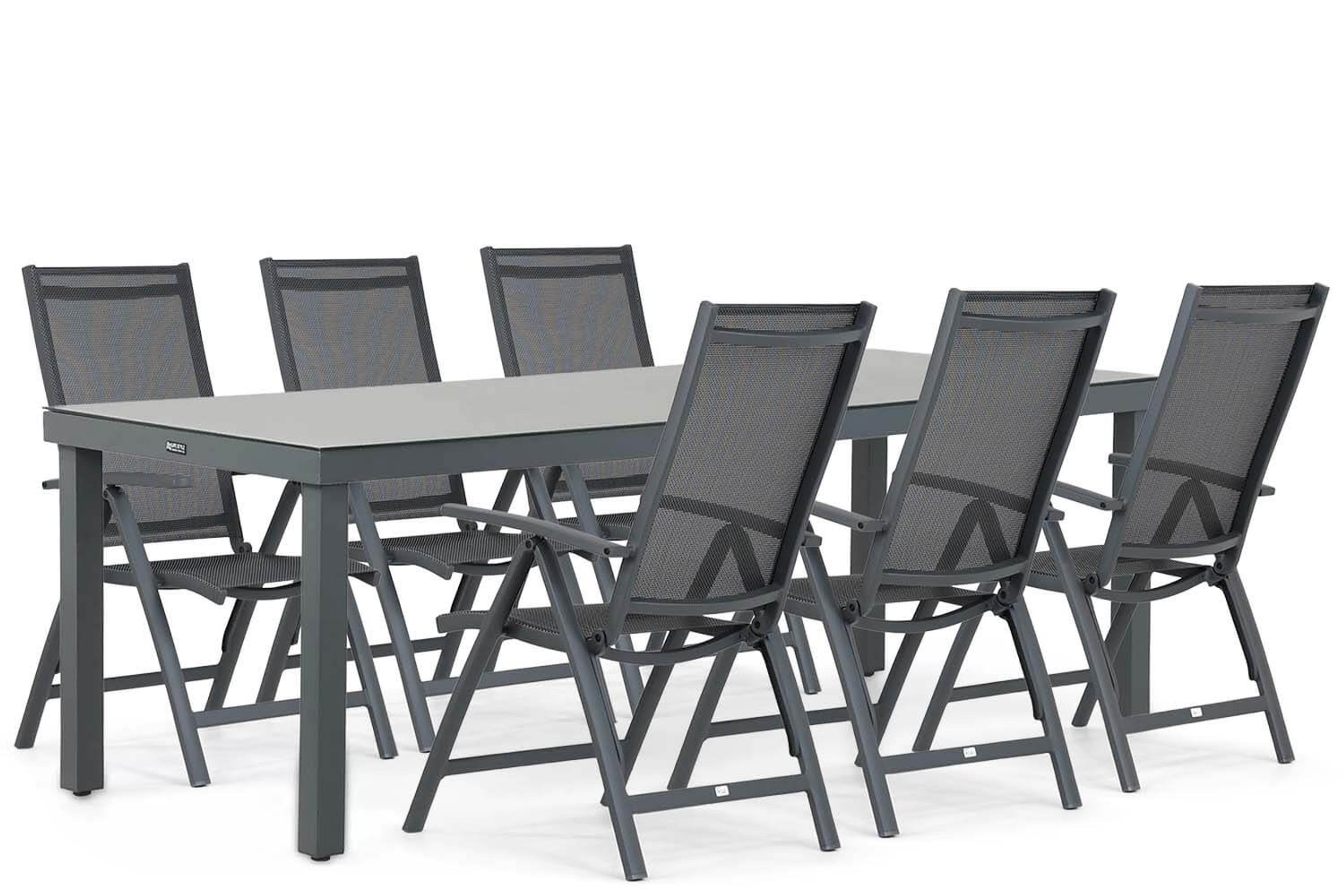 Presto Presto Vasto/Porto 220 cm dining tuinset 7-delig