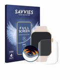 Savvies - Screenprotector voor Haulvean Smartwatch 1.91" - Folie Beschermfolie transparant volledig dekking 4 Stuks