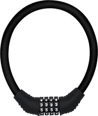 Fietsslot Met 4-cijferige Code 420 Mm Lang Zwart