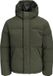 JACK & JONES Soho puffer hood heren winterjas groen (rosin)