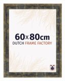 Dutch Frame Factory Fotolijst 60x80 cm - MDF - Blauw Goud Gemeleerd - Praag