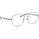 Ray-Ban Rx 6517d Lunettes de vue unisexe ruthénium rondes 55mm