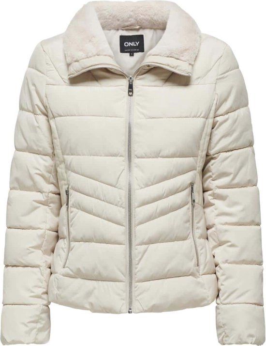ONLY ONLHELEN Jas Dames Wit Maat L - 15322008
