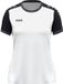Jako Dynamic Shirt Korte Mouw Dames - Wit / Zwart / Antraciet | Maat: S