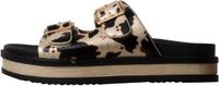 The Divine Factory Instap-pantoffels Vrouwen Beige Panterprint Maat 41