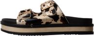 The Divine Factory Instap-pantoffels Vrouwen Beige Panterprint Maat 41