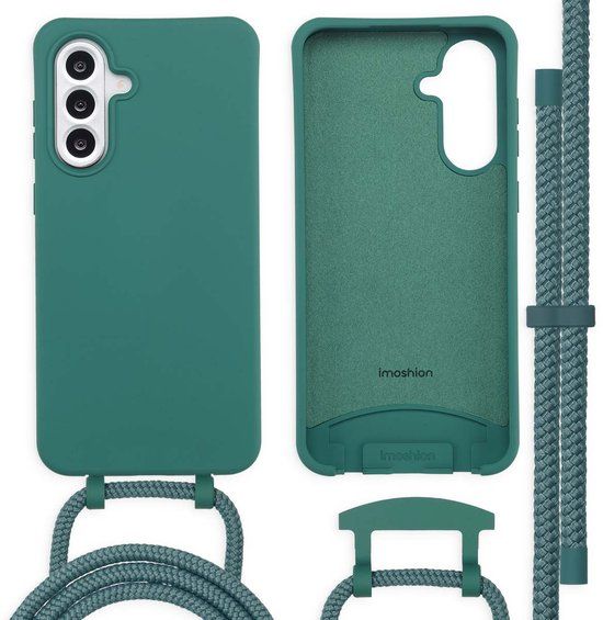imoshion Color Backcover met afneembaar koord voor de Samsung Galaxy A36 / A56 - Donkergroen