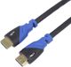 PremiumCord Ultra HDTV z kabel HDMI2.0 5m HDMI kabel HDMI Type A (Standaard) Zwart, Blauw
