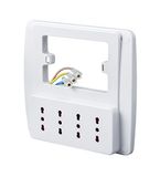 ROSI Emilia Smart wandcontactdoos, 4 tweewaardige stopcontacten, wit