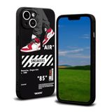 CHBSHENG Telefoonhoesje met cool design voor iPhone 13, zwart