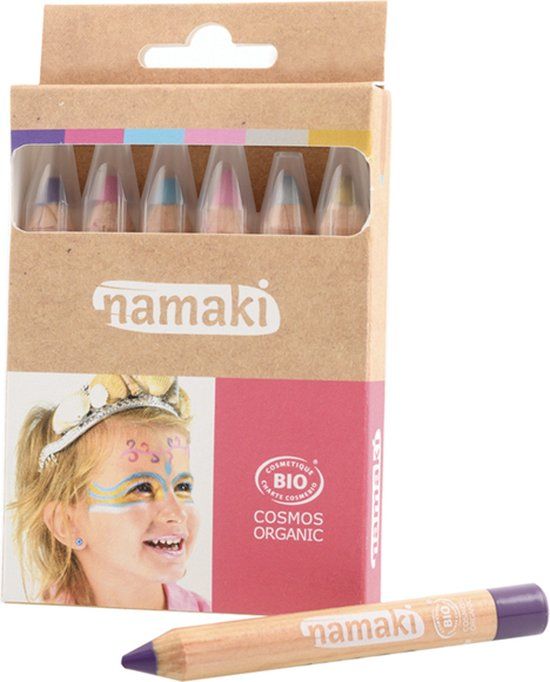 Namaki Schminkset - Magical - 6 kleuren - Kinderen - Face Paint