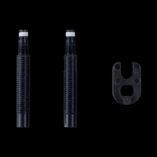 Schwalbe ventielverlenger FV 30mm aluminium zwart 2 stuks