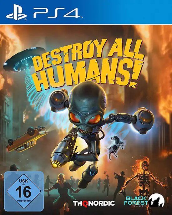 THQ Destroy All Humans! Standard Edition PlayStation 4