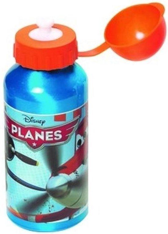 Disney Bidon Planes 400 Ml Blauw/oranje