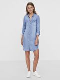 VERO MODA VMSILLA Blouse Dress - Blue