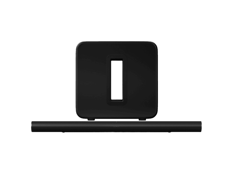 Sonos Sub 4.0 Subwoofer + Arc Ultra Soundbar Zwart Audio Bundle